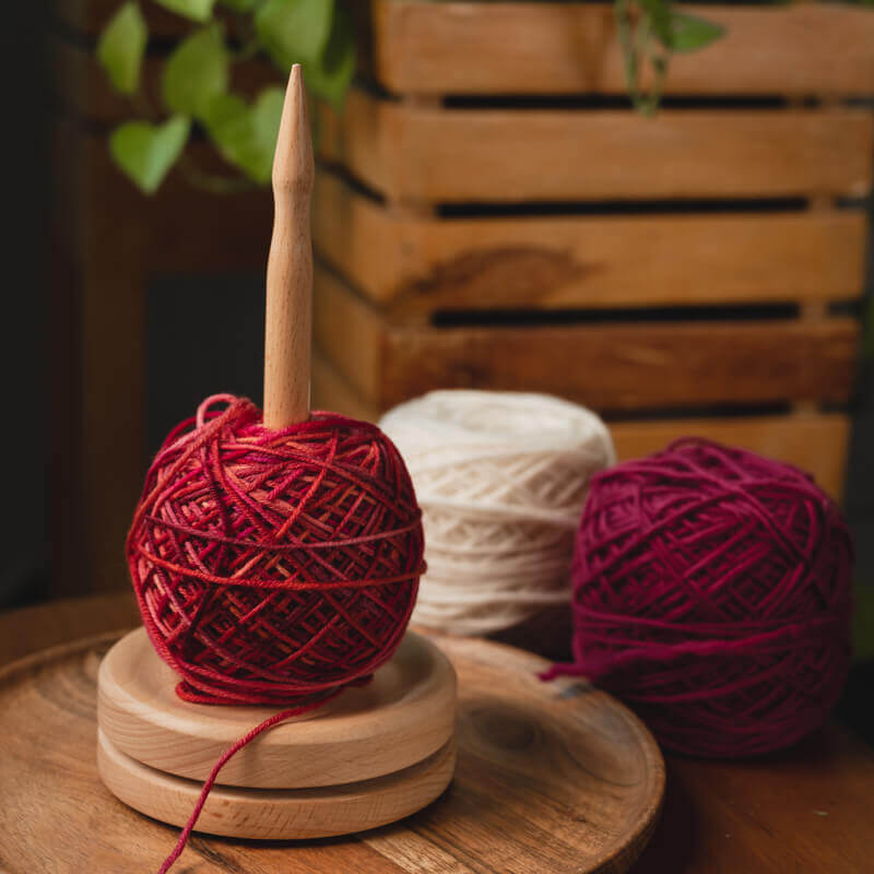 KnitPro Natural Timber Yarn Dispenser