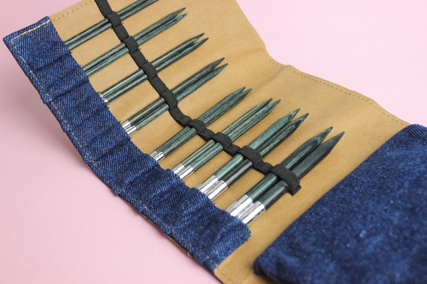 KnitPro Indigo Wood Interchangeable Needle Set (Denim Collection)