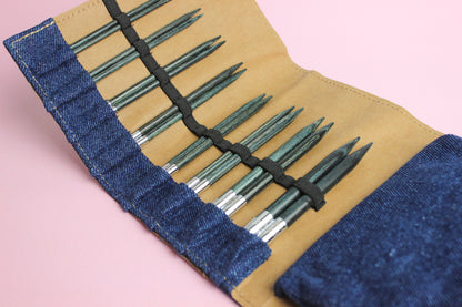 KnitPro Indigo Wood Interchangeable Needle Set (Denim Collection)