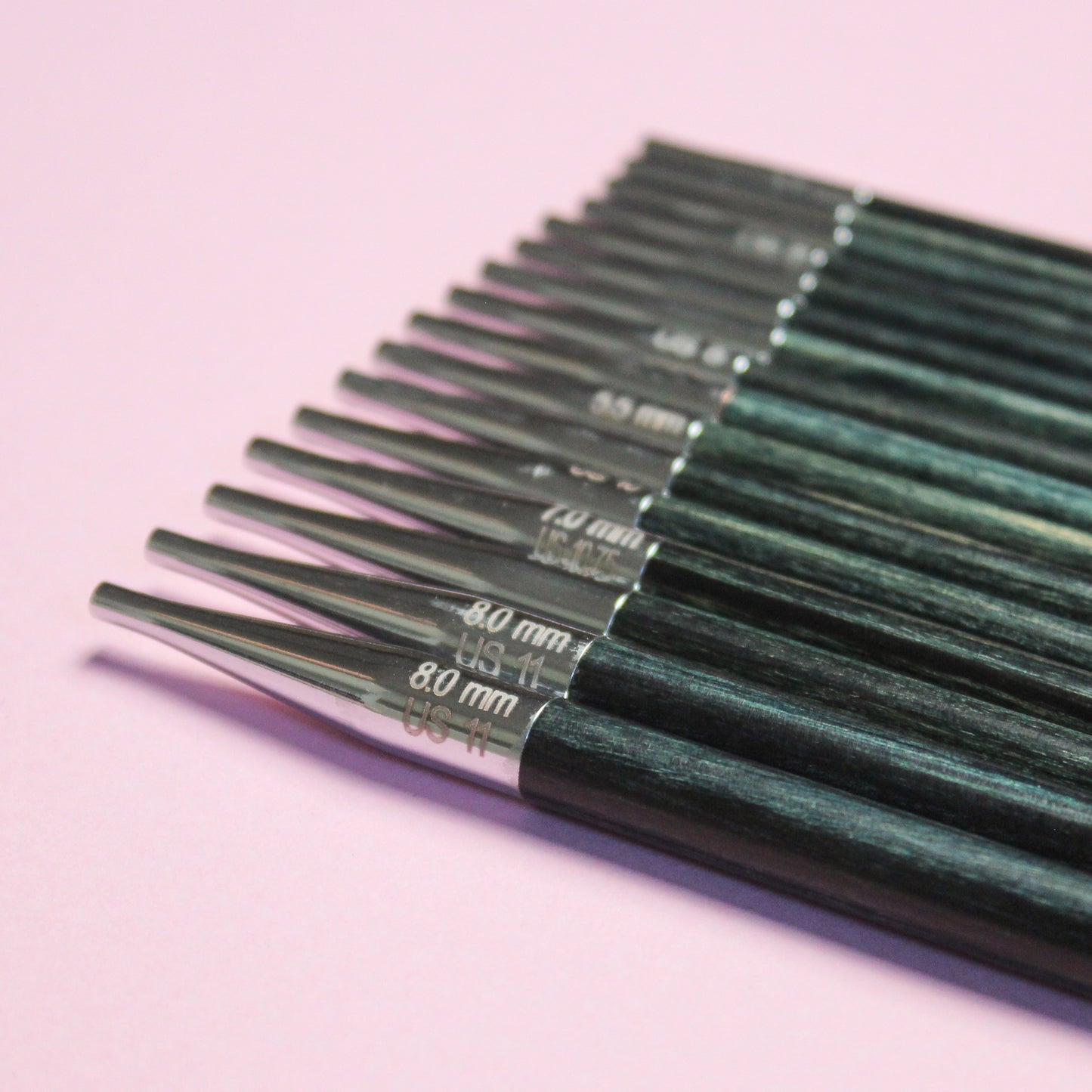 KnitPro Indigo Wood Interchangeable Needle Set (Denim Collection)