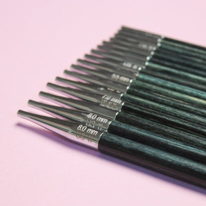 KnitPro Indigo Wood Interchangeable Needle Set (Denim Collection)