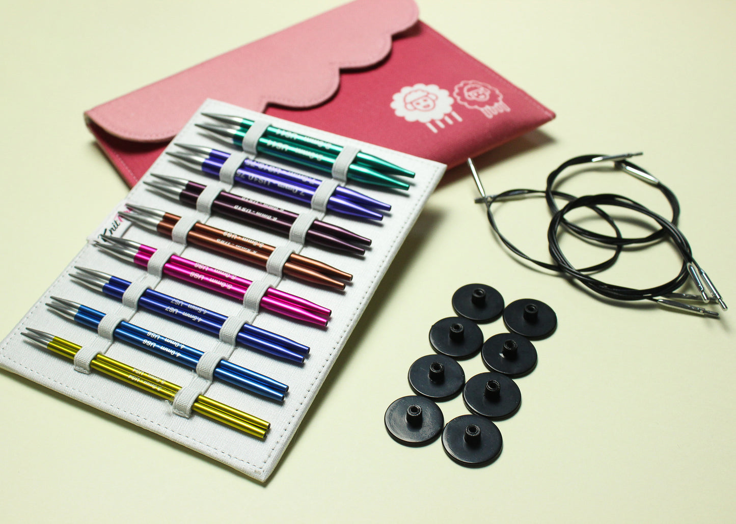 KnitPro Zing Deluxe Interchangeable Circular Needle Set
